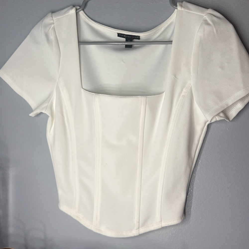 white dressy top
